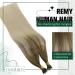 RUNATURE 12 Nano Ring Ombre Blonde Balayage Brown Human Hair Extensions - 40g - Buy Online on GoSupps.com