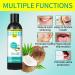 Tosuua Coconut oil pulling mouthwash Pus237ml natural essential oils alcohol free mouthwash helps with fresh breath teeth whitening gum health - Buy Online on GoSupps.com
