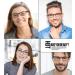Buy ALWAYSUV Nearsighted Glasses - Black Rectangular TR90 Myopia Eyeglasses for Men & Women | -4.0 Distance Vision Solutions - Buy Online on GoSupps.com