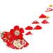 Japanese Hair Clip for Women | Kimono Tassel Hairpin & Tsumami Flower Scrunchie - Red Rot | International Shipping Available - Buy Online on GoSupps.com
