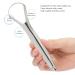 Stainless Steel Tongue Scraper for Adults - 2 Pack Tongue Cleaners for Bad Breath - 100% Metal Tongue Cleaner - Buy Online on GoSupps.com