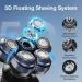 Buy Waterproof Electric Razor for Men - 5D Portable Magnetic Shaver | Cordless & Rechargeable Wet & Dry Use - Buy Online on GoSupps.com
