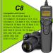 HANPUSEN Timer Remote Shutter Release Intervalometer for Canon EOS R5, 10D, 6D Mark II, 1D X Mark III, II, C, IV - C8 - Buy Online on GoSupps.com