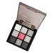 Dark Gray Eyeshadow Shine Silver Palette High Pigment Eyeshadow Easy Application NonIrritating Substance 72g for Womens Fashion