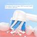 Zegupal 16Count Toothbrush Heads for Oral B Electric Toothbrush - White Cross Clean Refill for Braun Medium Brush Heads - Buy Online on GoSupps.com