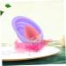 Housoutil Cleaning Pad Silicon Brush Cleaner Cosmetics Brush Scrubber Makeup Cleaning Mat Cosmetic Brush Cleaner Pad Makeup Scrubber Bowl Silica Gel Purple Cleaning Brush Make up 14.5x11cm Purple - Buy Online on GoSupps.com