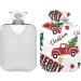 Cartoon Christmas Tree Hot Water Bottle - 2L | Heat & Cold Therapy for Pain Relief | Fun Design with Cozy Cover - Buy Online on GoSupps.com