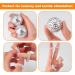 Zocipro 6-Piece Magnetic Acupressure Massage Balls & Rings Set - Stress Relief Therapy Hedgehog Balls for Finger Massage (32mm/47mm/56mm) - Buy Online on GoSupps.com
