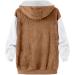 Buy Hanxiulin Women's Fleece Jacket - Warm Lightweight Hooded Outdoor Coat in Khaki | Premium Cuddly Winter Jacket - Buy Online on GoSupps.com