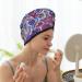 Hair Towel Wrap | Fast Drying Towel Turban with Button - Cute Nautical Design - Buy Online on GoSupps.com