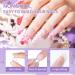  SUPWEE Solid Builder Gel 14g Pearl White 3D Nail Extension Kit Multifunctional with Chrome Powder and Silicone Pen for Home Manicure - Buy Online on GoSupps.com