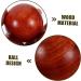 Ultechnovo 4-Piece Handmade Baoding Balls - Wooden Hand Training Balls for Finger Strength - Red Sandalwood with Large Fruits - Buy Online on GoSupps.com