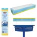 LOLA Products Natural Cellulose Squeeze Sponge Mop Refill | 9" Head | Super Absorbent Cellulose Layer | High Density & Durable Poly Foam Layer | Easy Attachable | Lasts Longer Kitchen Mop - 1 Pack