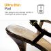 NatraCure Never Slip Gel Heel Cushion (1 Pair) - Self-Adhesive Pad for Women's Shoes - Relieves Pressure & Pain - Buy Online on GoSupps.com