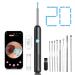 Ear Wax Removal Tool Camera Ear Cleaner with Camera and 6 LED Light 1080p HD Ear Scope Ear Cleaning kit 9 Ear Tools and 20 Ear Replacement Tips for iOS & Android (Black)