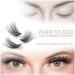 DIY Eyelash Extensions - 3D Individual Lashes Set with C Curl, 10MM Volume Clusters - Buy Online on GoSupps.com