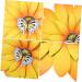 Yardenfun Hanging Wall Art Wall Hanging Home Decor 3d Flowers for Wall Decoration 3d Wall Art Decoration Manual Pare 21x21cm Yellow - Buy Online on GoSupps.com