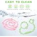 Vicloon Silicone Toy Clip 3Pcs Toy Safety Straps Food Grade Silicone Pacifier Clips Sippy Cup Strap Baby Toy Anti Drop Chain Adjustable Stroller Pacifier Strap Hanging Toys(Blue/Green/Pink) - Buy Online on GoSupps.com