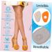 NOLITOY Anti-Slip Half Size Metatarsal Foot Pads - 4 Pairs of Comfortable Insoles for High Heels & Shoes - Perfect for Flat Leather & Windshield Cleaner - Buy Online on GoSupps.com
