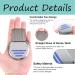 Buy Nissenkamm Lice Comb Set - Extra Fine 2-Piece Lice & Flea Removal for All Hair Types - Safe for Infants Children Adults & Pets - Buy Online on GoSupps.com