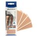 Phiten X30 Titanium Power Tape Precut - Water-Resistant Kinesiology Tape for Muscle, Knee, Elbow, Shoulder, and Joint Support - Professional Sports Therapeutic Athletic Kinesio Tape - 15 Strips Beige 15 Strips