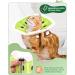 Supet Halskrause Adjustable Cat Collar - Post-Surgery Recovery Cone | Kiwi Color (S: 14-23cm) - Buy Online on GoSupps.com