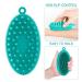 Peeling Body Washer - All-in-One Bathing & Shampoo Brush with Gentle Spa Massage Bristles | Silicone Loop Green for Wet & Dry Use - Buy Online on GoSupps.com