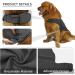 Thunder Dog Wrap Fear Relief Jacket | Calming Coat for Pets | XXL Heather Gray with Reflective Stripes - Buy Online on GoSupps.com