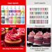 Gel Food Coloring - 80ml Red Gel Based Food Dye Vibrant Tasteless Concentrated Food Coloring for Cake Cookie Decorating Easter Egg Icing Fondant Baking Macaron - 2.71 Fl.Oz Bottles (Christmas) - Buy Online on GoSupps.com