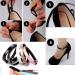 Shop Women's High Heels Shoe Straps - Non-Slip Removable Black Shoelaces | International Shipping Available - Buy Online on GoSupps.com