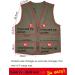 Flygo Men's Casual Black Outdoor Work Utility Vest with Multi Pockets - Buy Online on GoSupps.com