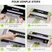 Bonsenkitchen Food Sealer Machine - 5-in-1 Vacuum Sealer for Sous Vide & Food Storage - Includes 5 Bags & 1 Suction Hose - Silver - Buy Online on GoSupps.com