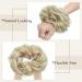 Silk-Co Hair Part with Rubber Band - Wavy Soft Dutt & Thickening Hair Extensions | 55g Blonde Ombre Messy Bun Updos - Buy Online on GoSupps.com