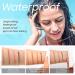 Microblading Waterproof Eyebrow Pen - Long-Lasting Liquid Brow Pencil for Natural Eye Makeup | Smudgeproof & All Day Stay (Light Brown) - Buy Online on GoSupps.com