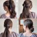 Asalinao Ponytail Hair Needle & Curling Iron - Retro Leopard Bird Nest Hair Clip for All Hair Types | Shop Stylish Ponytail Curls (Coffee) - Buy Online on GoSupps.com