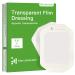 MarvellHealth Transparent Film Dressing 4 x 4.5, Pack of 50 Individual Sterile Pads, Waterproof Bandages, Highly Breathable & Comfortable, Post Surgical, Shower & IV Shield, Tattoo Aftercare 4x4.5