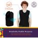 Sensory Compression Vest for Autism & Hyperactivity - Black Large 24x42 inches - Kids & Adults - Breathable & Form-Fitting - Mood Processing Disorders - Special Supplies - Buy Online on GoSupps.com