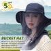 Blue Mosquito Head Net Mesh Hat - Face Netting Cover for Sun Protection and Insect Repellent - Ideal for Outdoor Activities - Buy Online on GoSupps.com