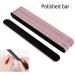 LEAQU Manicure Nail File Double-Sided Matte Black Sand Red Heart Manicure Pedicure Tool Emery Board Wear-Resistant Large Area 10pcs - Buy Online on GoSupps.com