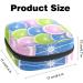 Storage Bags for Women - Citrus Slice Design Zippered Menstrual Cup Pocket & Tampon Holder - Multi-Colored Perfect for Period Essentials - Buy Online on GoSupps.com