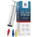 Medi Grade Large Volume Ear Syringe Ear Wax Removal Kit 60ml - Water Irrigation Ear Cleaner Ear Wax Remover Ear Syringe Kit comes with 3 Tips - Earwax Remover Tool