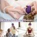 Adjustable 3D Contoured Eye Mask for Men and Women - Purple Blackout Sleep Mask for Travel, Nap, and Shift Work - Buy Online on GoSupps.com