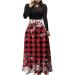 Stylish Red Long Sleeve Christmas Sweater Dress for Women - Casual Hooded Tunic for Autumn & Winter Parties - Buy Online on GoSupps.com