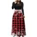 Christmas sweater clothing sweater dress long sleeve casual hoodover party dress women Christmas tunic dress women autumn and winter new long -sleeved Christmas casual attractive red m