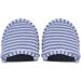 Keenso Reisen Foldable Slippers - Soft Portable Slipproof Indoor Travel Slippers for Women | Gray Stripes - Buy Online on GoSupps.com