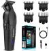 Hair Trimmer for Men Zero Gap Beard Trimmer T Blade Trimmer for Men Rechargeable Type-C Home Black