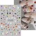 JMEOWIO 9 Sheets Halloween Ghost Cute Nail Art Stickers Decals Self-Adhesive Nail Supplies Nail Art Design Decoration Accessories - Buy Online on GoSupps.com