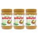 WOWBUTTER Crunchy Toasted Soya Spread - Tastes Like Peanut Butter Crunchy - Nut-Free Vegan Gluten Free Halal & Kosher Protein Spread 7g Protein 1000mg Omega 3 per Serving All-Natural - 500g (3)