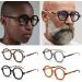 JOVAKIT Retro Round Blue Light Glasses for Men & Women - 90s Style Frame - Computer Eyeglasses - All Green 48mm - Buy Online on GoSupps.com