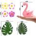 Mity Rain 7pcs Flamingo Cake Toppers - Hawaiian Luau Cake Decorations - Buy Online on GoSupps.com